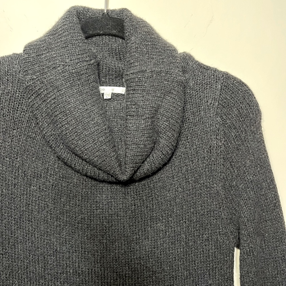 Vince grey sweater dress size L wool blend
